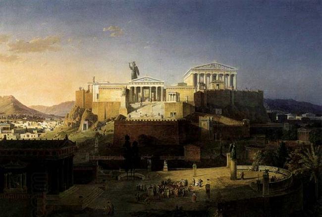 Leo von Klenze The Acropolis at Athens China oil painting art